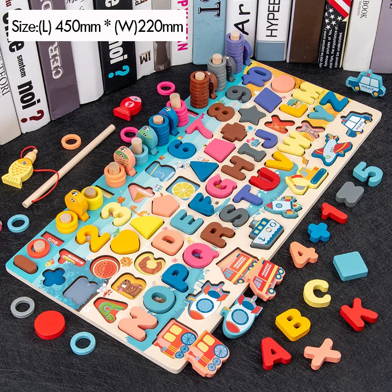 Montessori Wooden Educational Math Toys