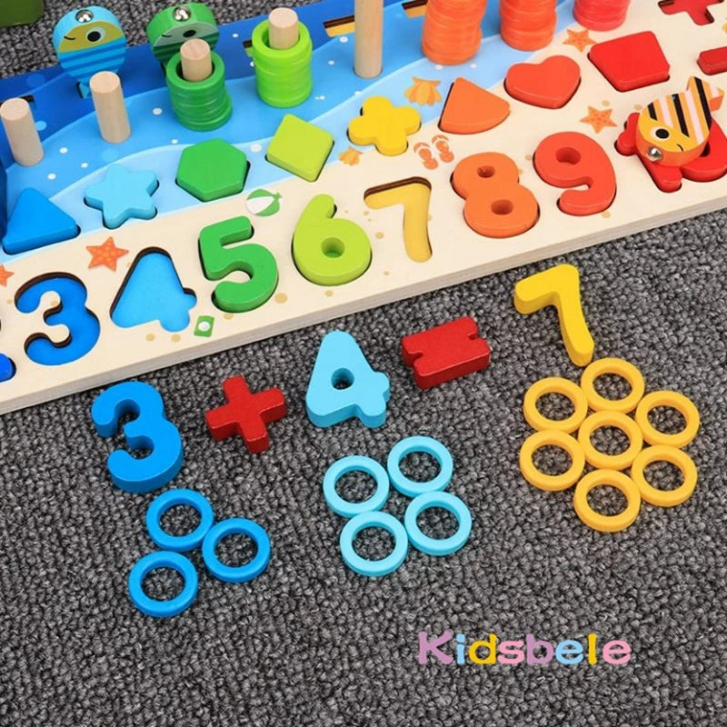 Montessori Wooden Educational Math Toys