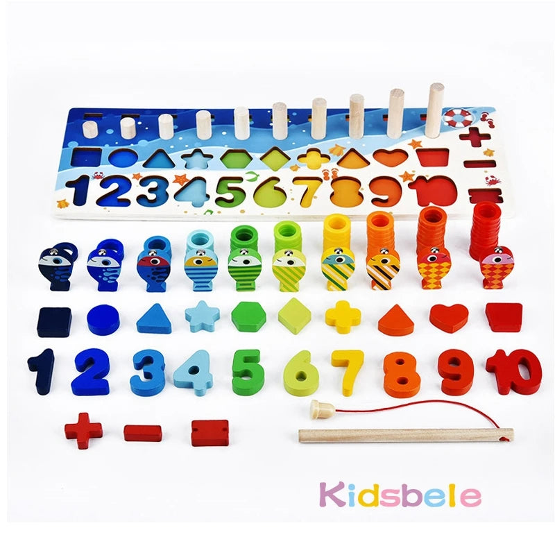 Montessori Wooden Educational Math Toys