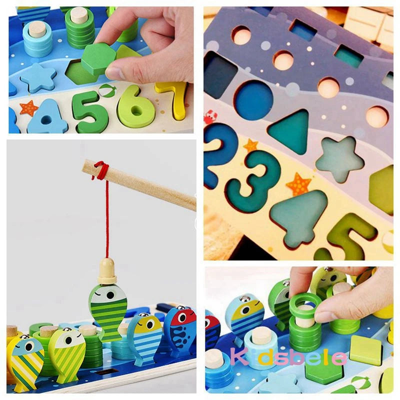 Montessori Wooden Educational Math Toys