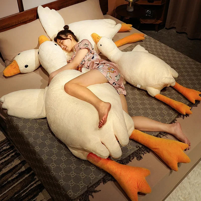 Funny Goose Plush Toy, Soft Duck Pillow
