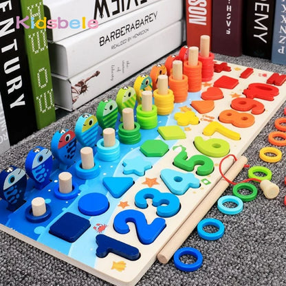 Montessori Wooden Educational Math Toys
