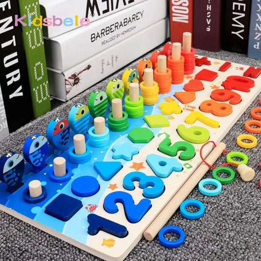 Montessori Wooden Educational Math Toys
