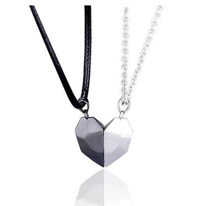 Couple Heart Pendant Necklace