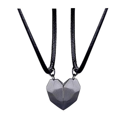Couple Heart Pendant Necklace